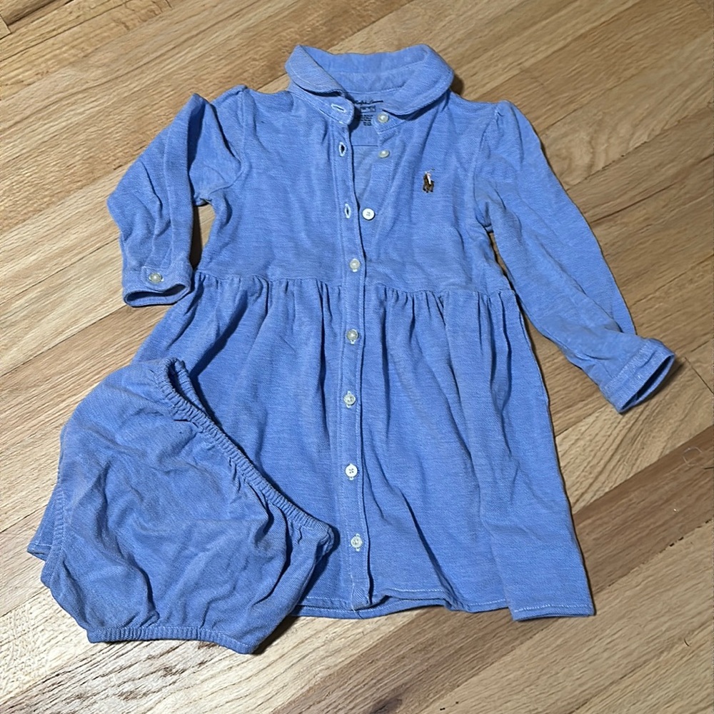 RALPH LAUREN baby girl dress 18M